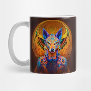 Coyote The Trickster (1) - Trippy Psychedelic Canis Mug